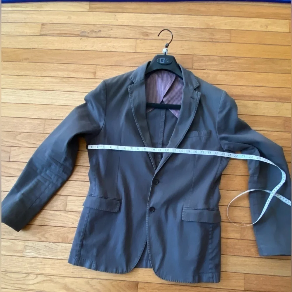 Brooks Brothers Red Fleece Gray Cotton Jacket 42L